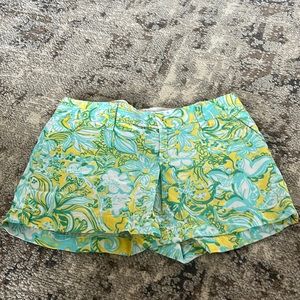 Lilly Pulitzer. The Callahan shorts. Size 0.